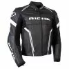 Richa Monza Leather Sports Jacket - Black / White -Jacket Zone 07da8defd1fb5cbfd14cc3de086e9d0e274b28db 76004.1616771609