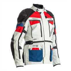 RST Pro Series Adventure-X CE Mens Textile Jacket - Ice / Blue / Red .