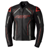 RST S1 CE Mens Leather Jacket - Black / Grey / Red