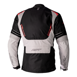 RST Endurance CE Mens Textile Jacket - Black / Silver / Red -Jacket Zone 102979 red 10 66034.1658331176