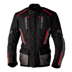 RST Axiom Plus Airbag CE Mens Textile Jacket - Black / Grey / Red
