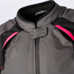 RST Ava CE Ladies Textile Jacket - Grey / Black / Neon Pink -Jacket Zone 103116 pnk 7 10639.1674579232