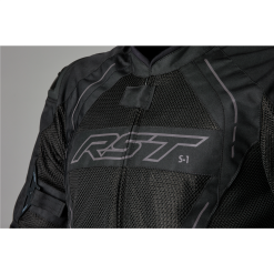 RST S1 Mesh CE Mens Textile Jacket - Black / Black -Jacket Zone 103117 blk 3 44243.1674308046