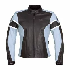 Richa Karina Ladies Leather Jacket - Dimple Grey