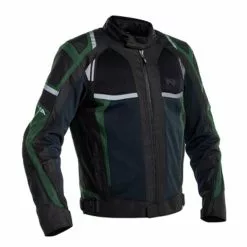 Richa Airstorm Waterproof Mesh Vented Jacket - Black / Green