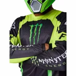 Fox 180 Monster Motocross Jersey - Green -Jacket Zone 29615001 6 37617.1670605847