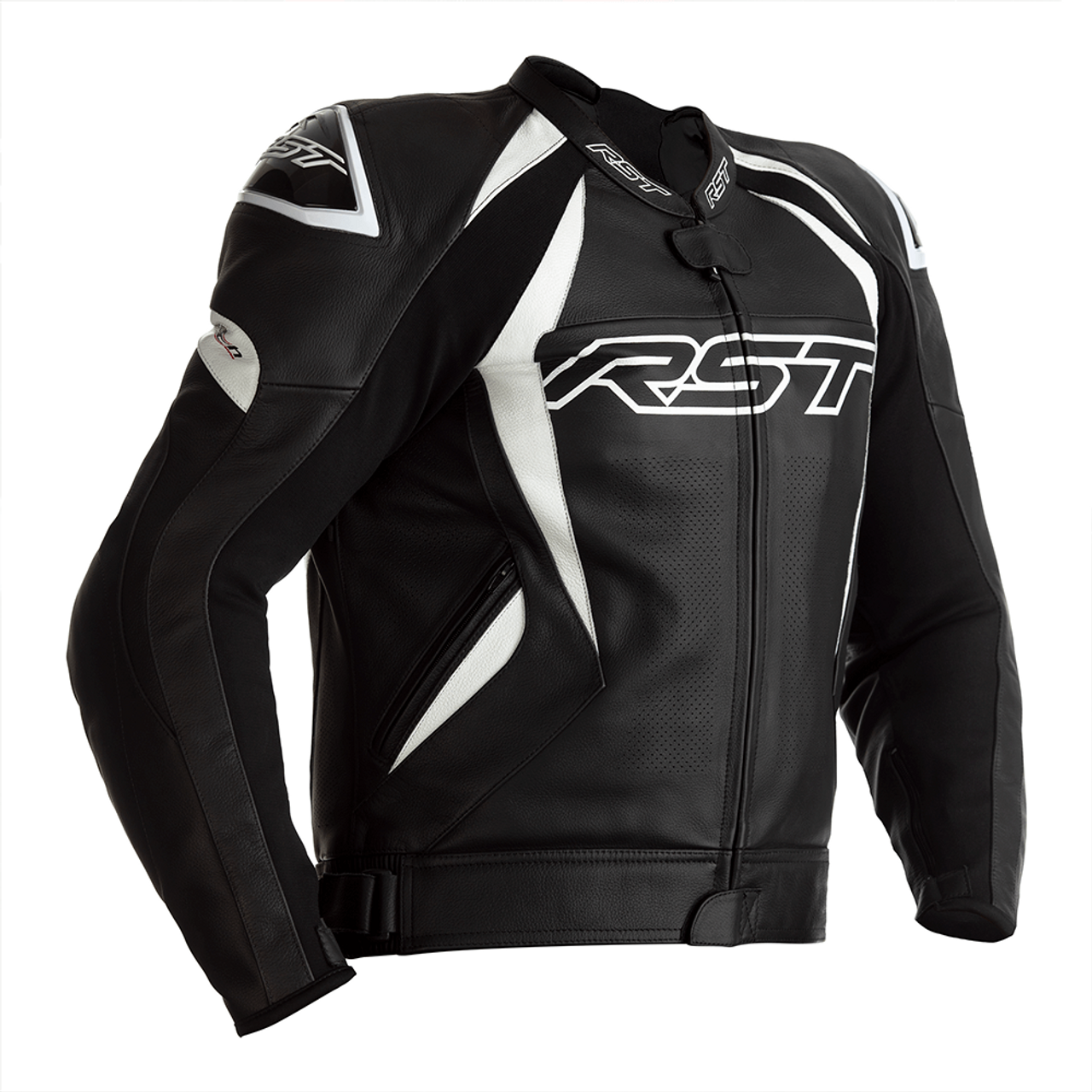 RST Tractech Evo 4 CE Mens Leather Jacket - Black / White . 3 RST Tractech Evo 4 CE Mens Leather Jacket - Black / White .