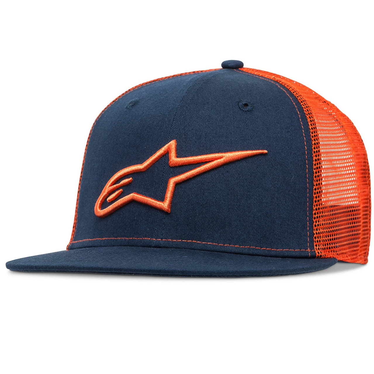 Alpinestars Corp Trucker Orange Navy 3 Alpinestars Corp Trucker Orange Navy