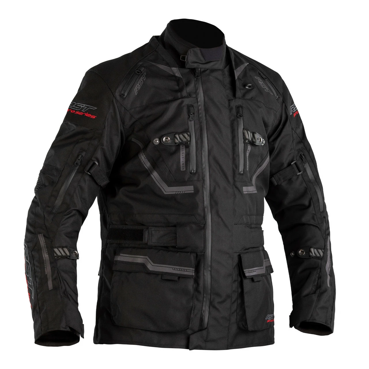 RST Pro Series Paragon 6 CE Mens Textile Jacket - Black / Black . 3 RST Pro Series Paragon 6 CE Mens Textile Jacket - Black / Black .