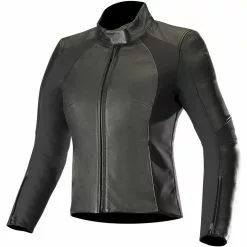 Alpinestars Stella Vika V2 Womens Leather Jacket - Black
