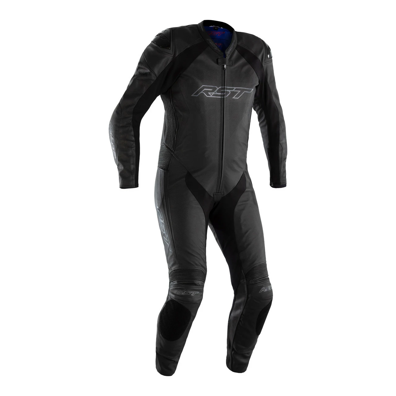 RST Podium Airbag CE Mens Leather Suit - Black 3 RST Podium Airbag CE Mens Leather Suit - Black