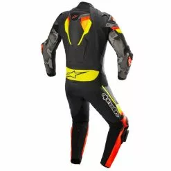 Alpinestars Atem V4 Leather 1 Piece Suit - Black / Red / Yellow