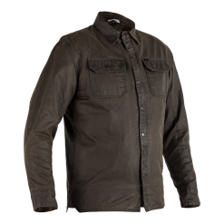RST X Kevlar® District Wax Reinforced CE Mens Textile Shirt - Olive