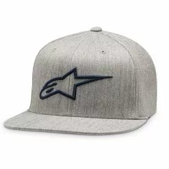 Alpinestars Ageless Flat Hat - Grey Heather / Navy