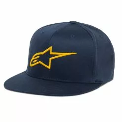 Alpinestars Ageless Flat Hat - Navy / Gold