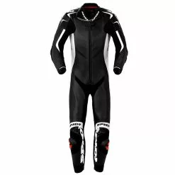 Spidi Wind Pro Piloti Leather Suit - Black / White