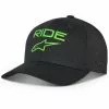 Alpinestars Ride Transfer Hat - Black Green -Jacket Zone 57080p 60653.1661512301