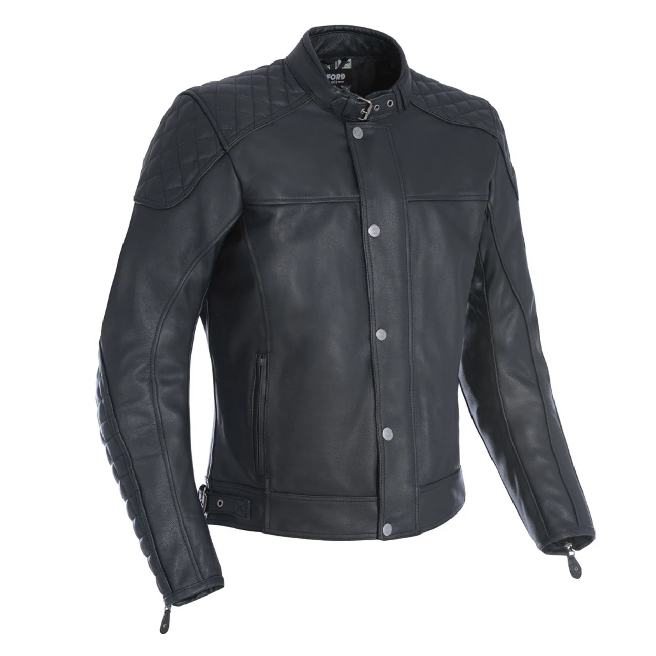 Oxford Hampton Leather Jacket - Black 3 Oxford Hampton Leather Jacket - Black