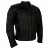 Richa Detroit Retro Plain Leather Jacket - Black -Jacket Zone 5de322d2bfa3f29a35edee2aee869af2885a48d2 48877.1665487051
