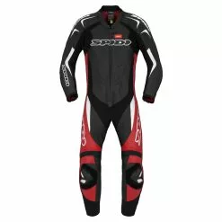 Spidi Supersport Wind Pro Leather Suit - Black / Red / White