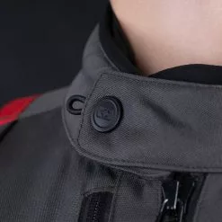 Oxford Rockland Mens Jacket - Charcoal / Black / Red -Jacket Zone 6381247 zz tm221401s 6 2 14637.1673437897