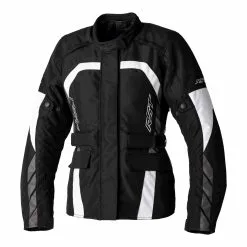 RST Alpha 5 CE Ladies Textile Jacket - Black / White