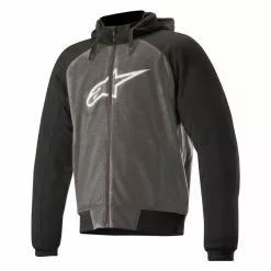 Alpinestars Chrome Sports Hoodie Anthracite - Black / White .