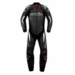 Spidi Supersport Wind Pro Leather Suit - Black / White