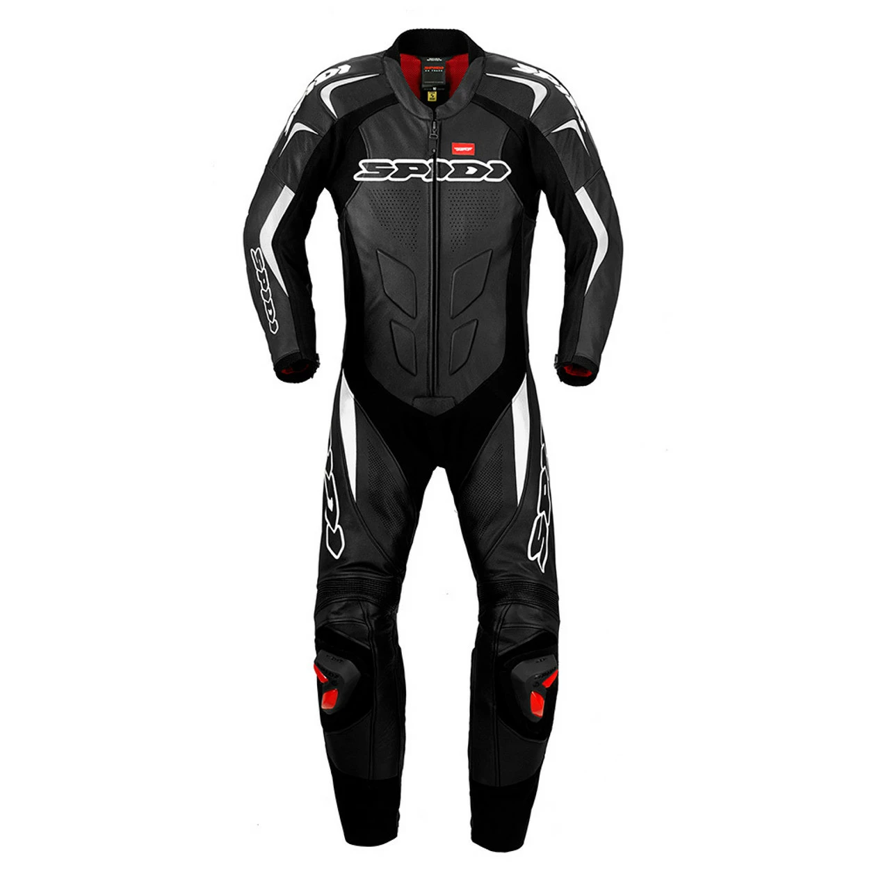Spidi Supersport Wind Pro Leather Suit - Black / White 3 Spidi Supersport Wind Pro Leather Suit - Black / White
