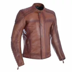 Oxford Hampton Leather Jacket - Bourbon