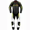 Spidi Supersport Wind Pro Leather Suit - Black / White / Yellow