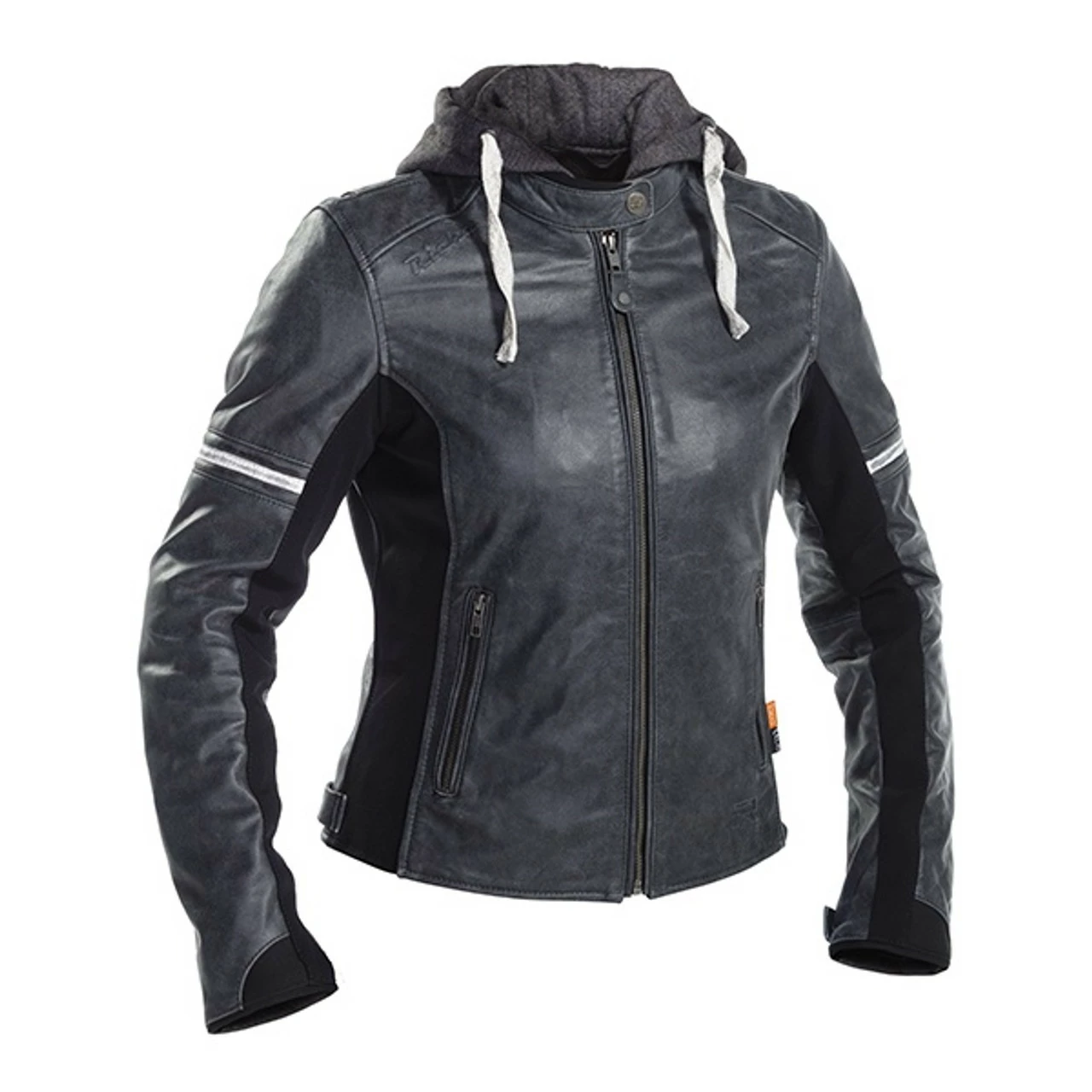 Richa Toulon 2 Ladies Leather Jacket - Grey . 3 Richa Toulon 2 Ladies Leather Jacket - Grey .