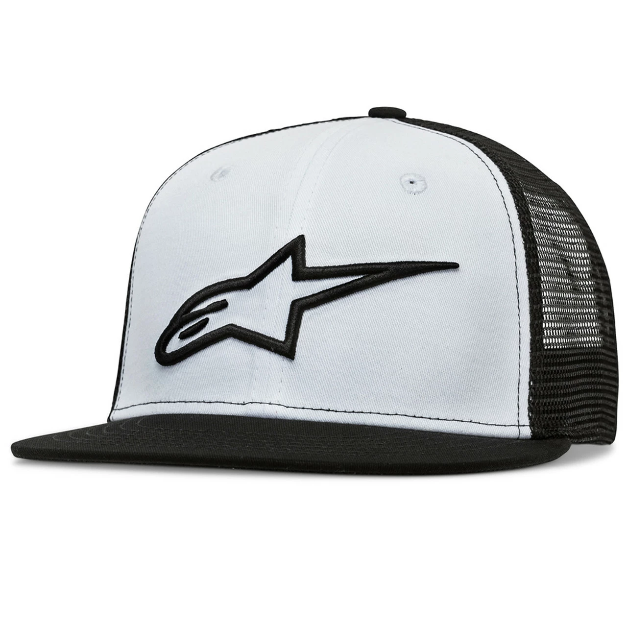 Alpinestars Corp Trucker White Black 3 Alpinestars Corp Trucker White Black