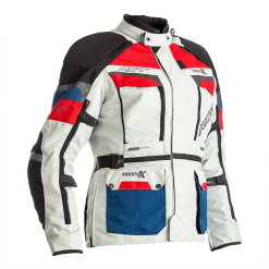 RST Pro Series Adventure-X CE Ladies Textile Jacket - Ice / Blue / Red .