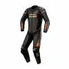 Alpinestars GP Force Chaser 1 Piece Leather Suit - Black / Red Fluo -Jacket Zone Mono Alpinestars GP Force Chaser 1 Pieza Negro ROjo 1 78926.1662642636