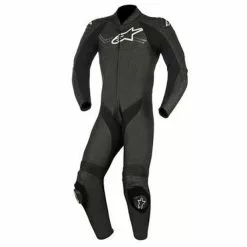 Alpinestars Challenger V2 1 Piece Leather Suit - Black