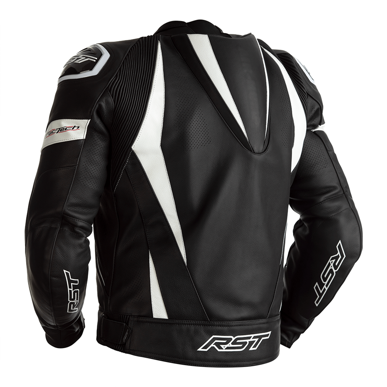 RST Tractech Evo 4 CE Mens Leather Jacket - Black / White . 4 RST Tractech Evo 4 CE Mens Leather Jacket - Black / White . - Image 2