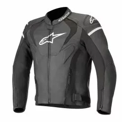 Alpinestars Jaws V3 Leather Jacket - Black