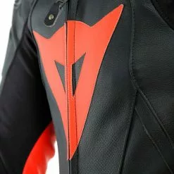 Dainese Laguna Seca 5 1 Perforated Piece Leather Suit - Black / Fluo Red -Jacket Zone a7c4ea62390e0d21fdb5b05d270cb246d57c8c89 18847.1627692279