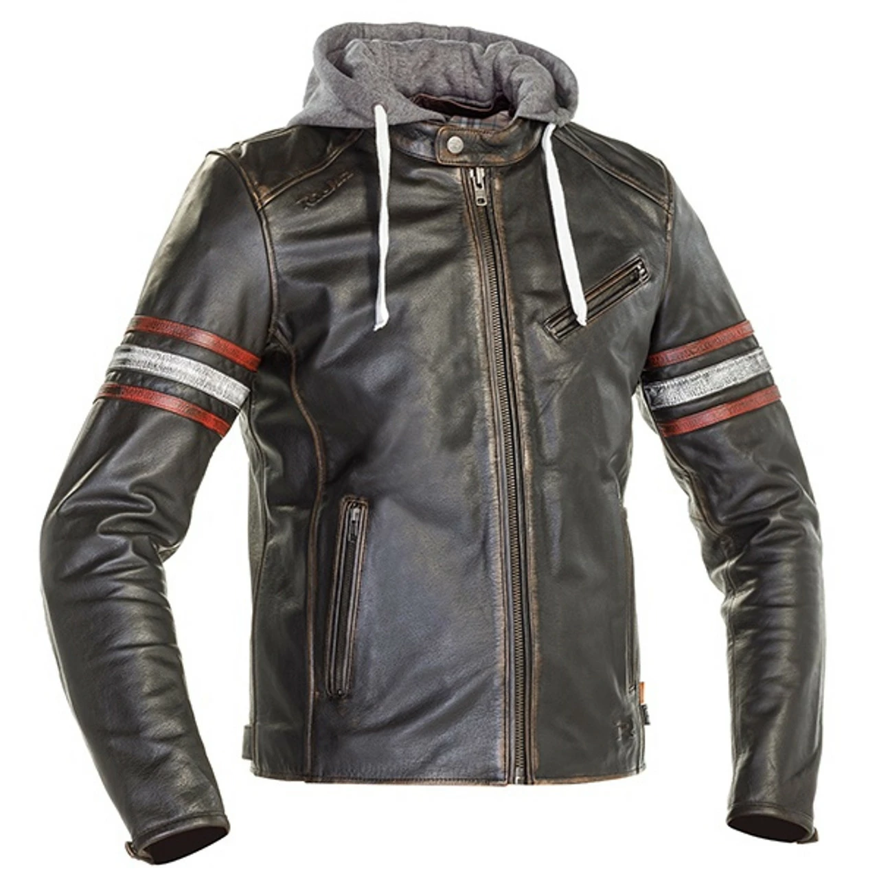 Richa Toulon 2 Men's Leather Jacket - Black / Red . 2 Richa Toulon 2 Men's Leather Jacket - Black / Red .