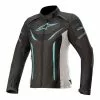 Alpinestars Stella T-Jaws V3 Ladies Waterproof Textile Jacket - Black / Teal -Jacket Zone b02ab01e95b00ec2ce4d651534c81323a80cdad7 27800.1671208753