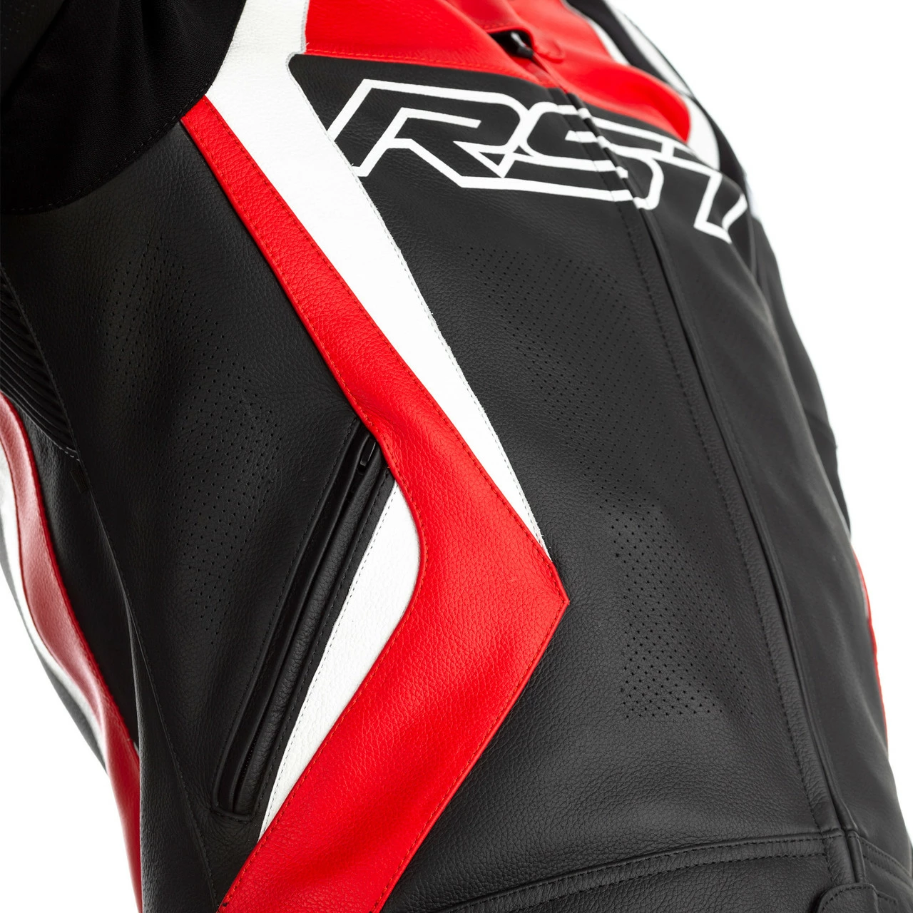 RST Tractech Evo 4 CE Mens Leather Jacket - Black / Red 5 RST Tractech Evo 4 CE Mens Leather Jacket - Black / Red - Image 3