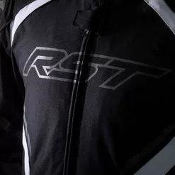 RST Sabre Airbag CE Mens Textile Jacket - Black / White -Jacket Zone b5f1672ec12411a66f3cddd95d95a293f0b7ae25 06836.1623753041