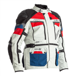 RST Pro Series Adventure X Airbag CE Mens Textile Jacket - Ice / Blue / Red