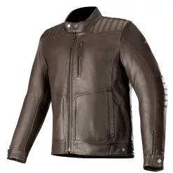 Alpinestars Crazy Eight Leather Jacket - Tobacco Brown