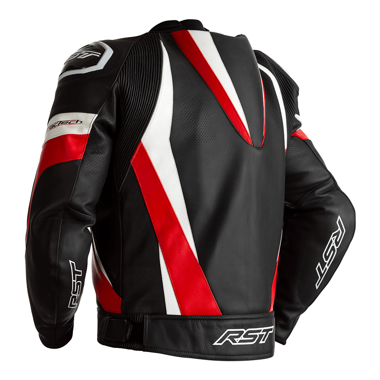 RST Tractech Evo 4 CE Mens Leather Jacket - Black / Red 4 RST Tractech Evo 4 CE Mens Leather Jacket - Black / Red - Image 2