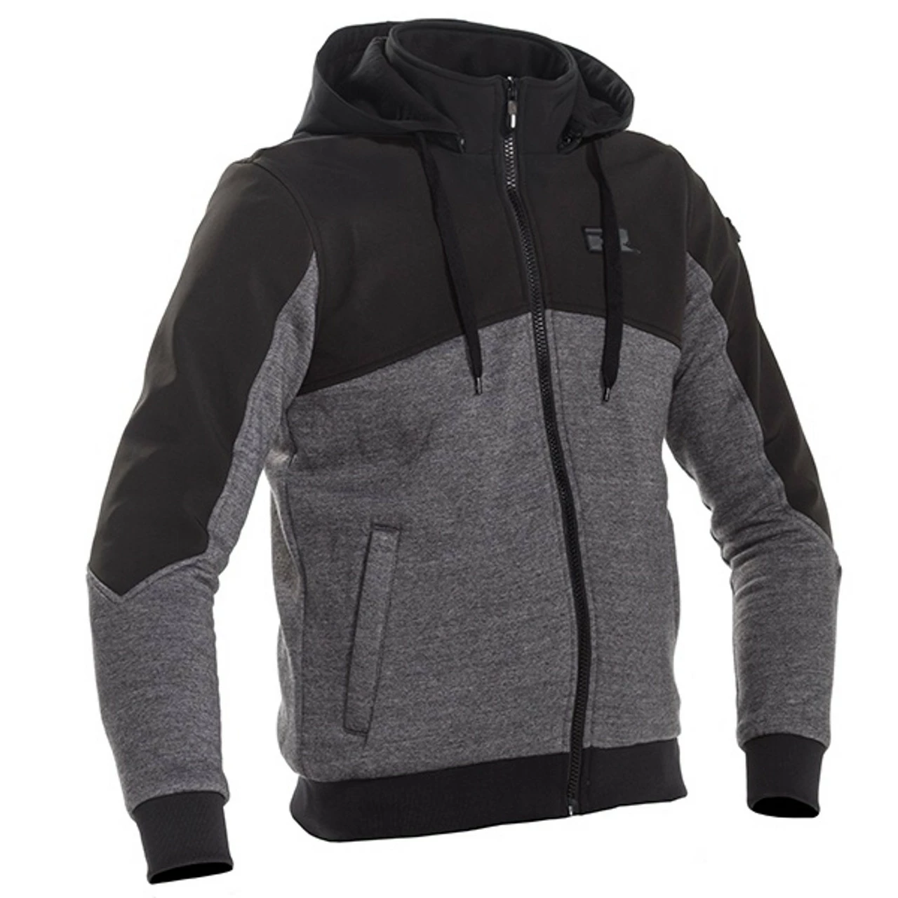 Richa Titan Core Hoodie - Black / Grey 3 Richa Titan Core Hoodie - Black / Grey